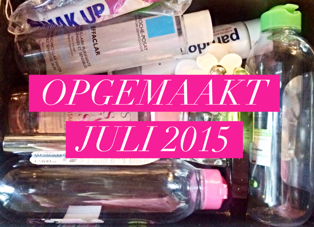 Beautyproducten Opgemaakt Juli 2015