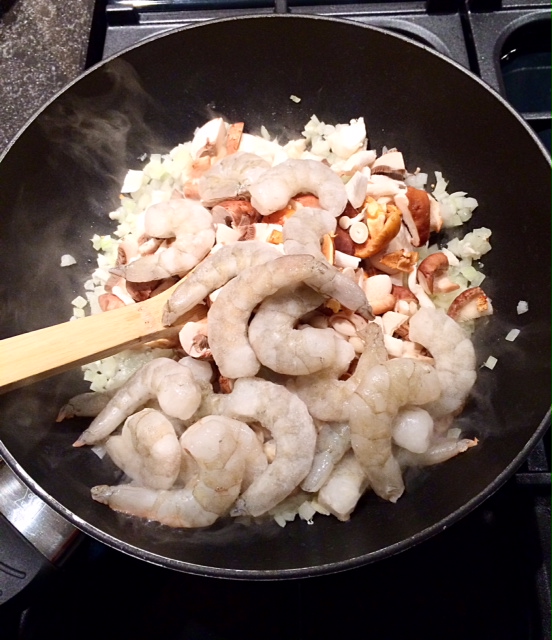 Recipe Tagliatelle with Shrimp and Salmon
