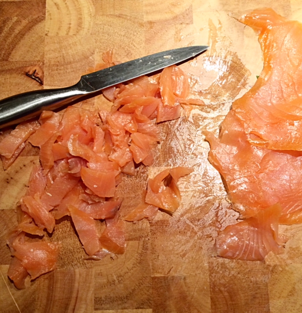 recept tagliatelle met garnalen en zalm