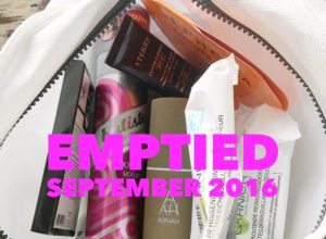 Emptied Beauty Products
