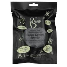 Beauty Kitchen Mineral Rich Bamboo Charcoal Facial Konjac Sponge