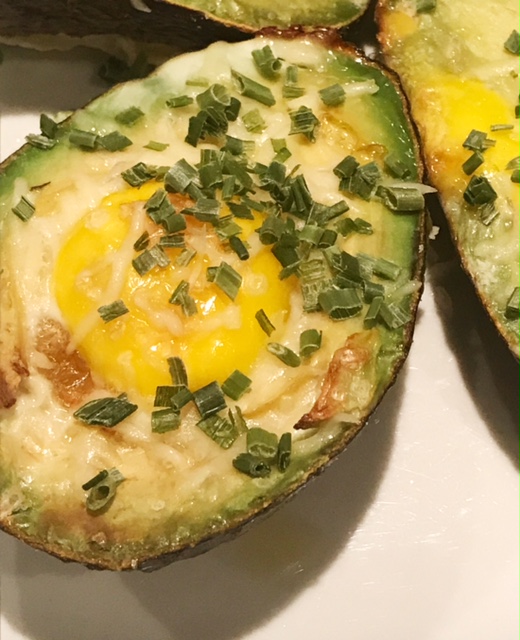 Recept Avocado met ei uit de oven