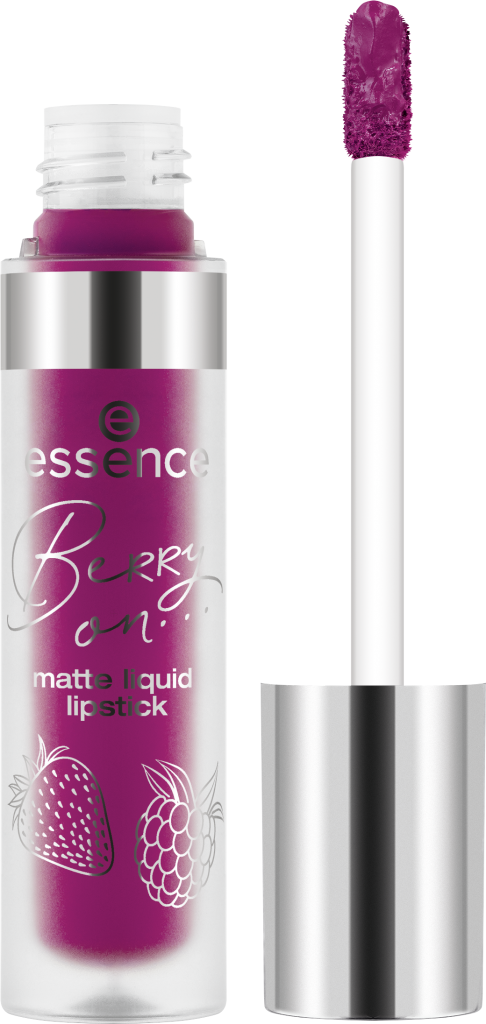 berry on matte liquid lipstick 01